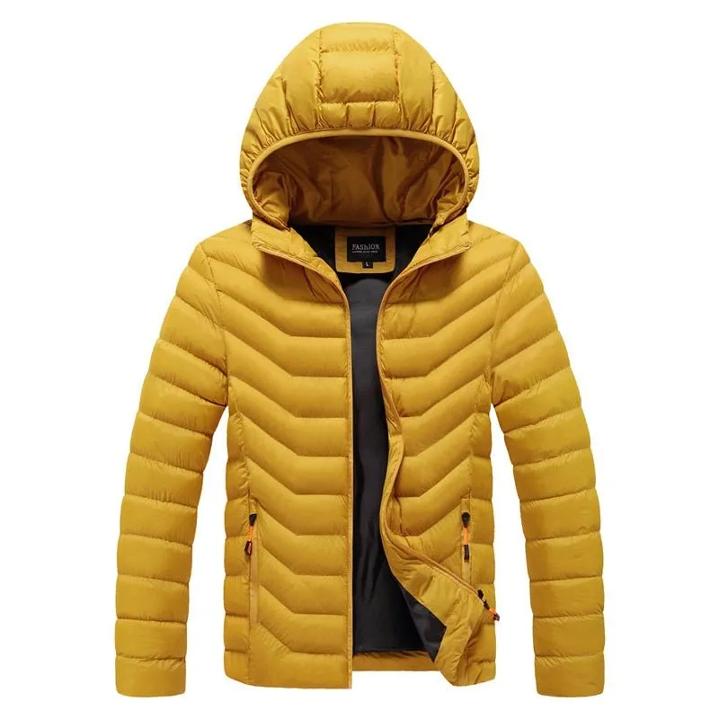 Parka d'hiver à capuche chaude pour homme 1kg CHAIFENKO – Down Jacket