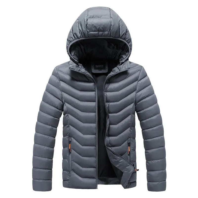 Parka d'hiver à capuche chaude pour homme 1kg CHAIFENKO – Down Jacket