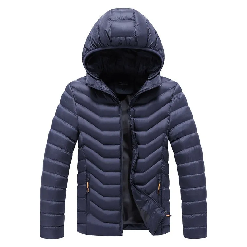 Parka d'hiver à capuche chaude pour homme 1kg CHAIFENKO – Down Jacket