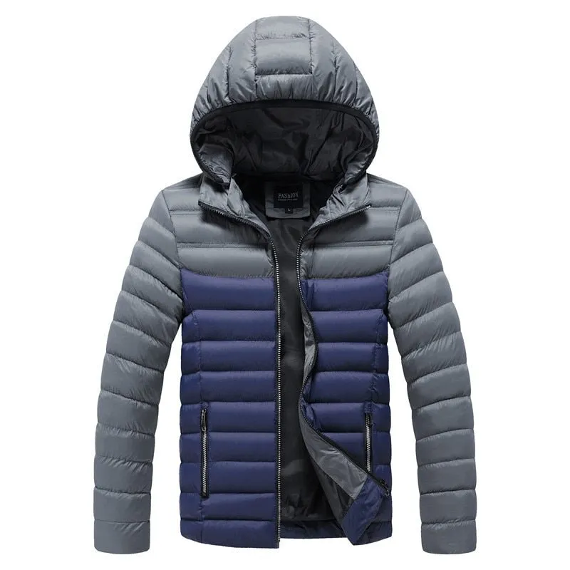 Parka d'hiver à capuche chaude pour homme 1kg CHAIFENKO – Down Jacket