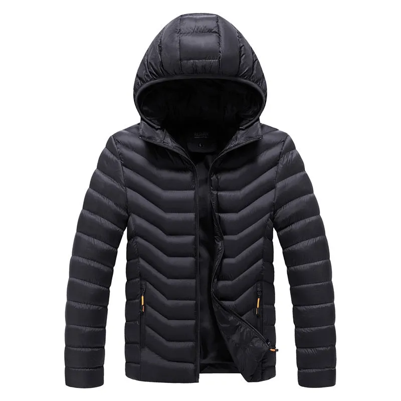 Parka d'hiver à capuche chaude pour homme 1kg CHAIFENKO – Down Jacket