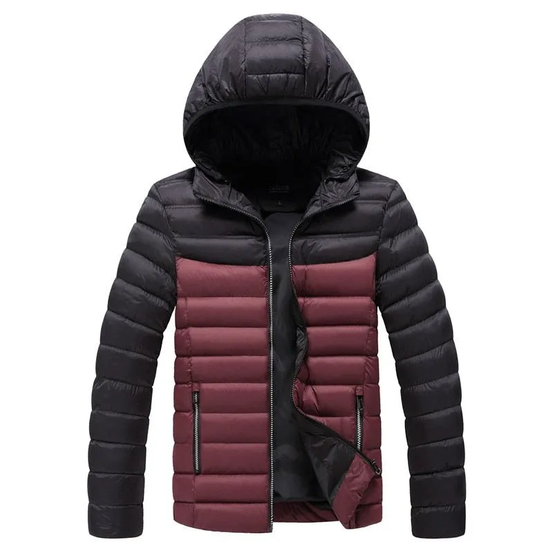 Parka d'hiver à capuche chaude pour homme 1kg CHAIFENKO – Down Jacket