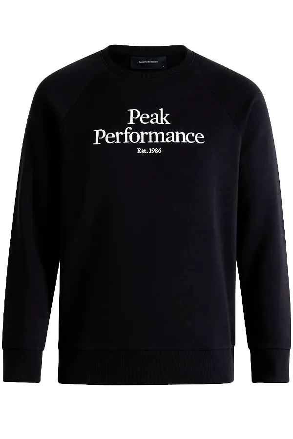 Peak Performance Original Crew Sweatshirt Black