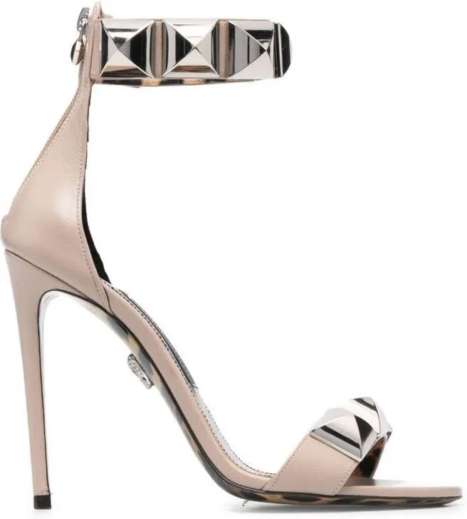 Philipp Plein 110mm stud-detail sandals Neutrals