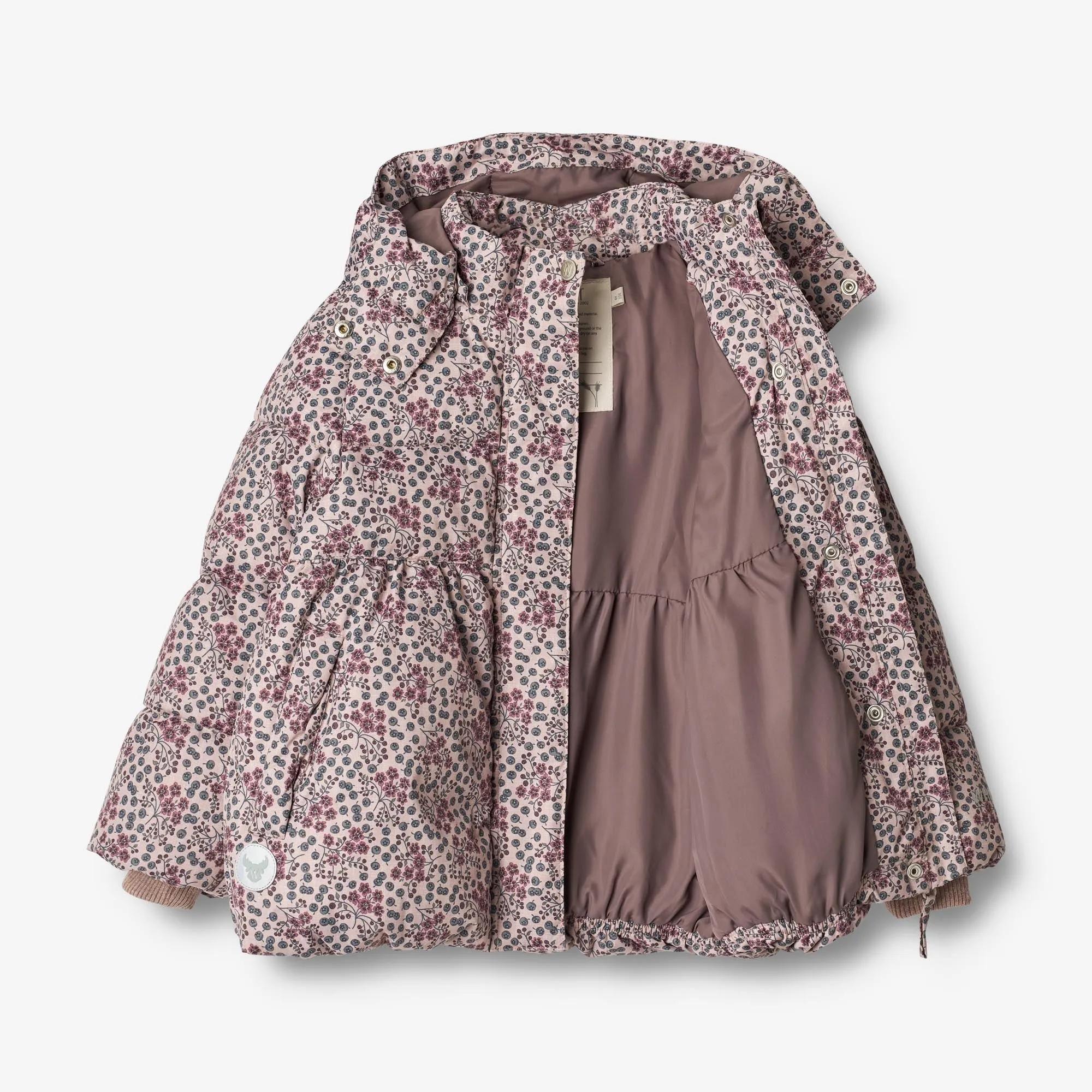 Puffer Jacket Karla - pale lilac berries