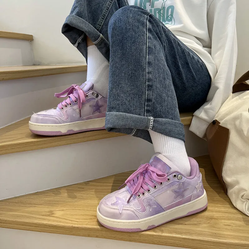 Purple Star Casual Sneakers