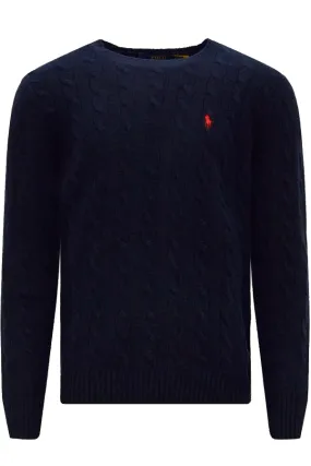 Ralph Lauren Cable Knit Pullover Navy