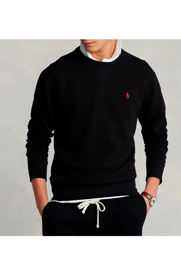 Ralph Lauren Crew Neck Sweatshirt Black