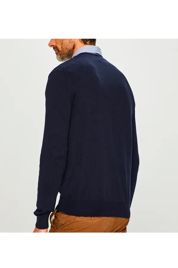 Ralph Lauren Pima Knit Pullover Navy