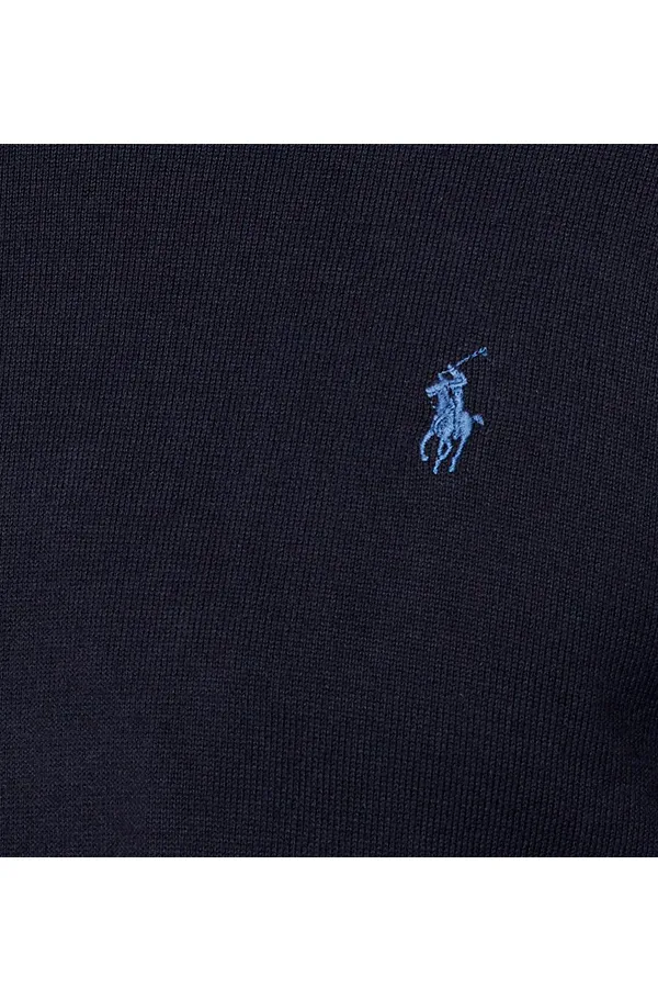 Ralph Lauren Pima Knit Pullover Navy