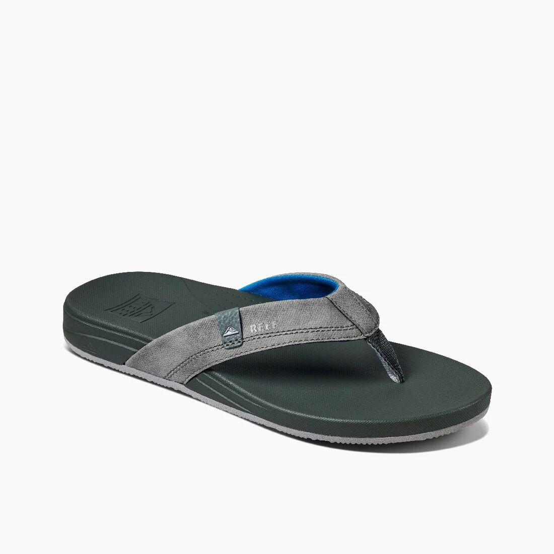 Reef Men's Cushion Spring Sandals in Grey/Blue