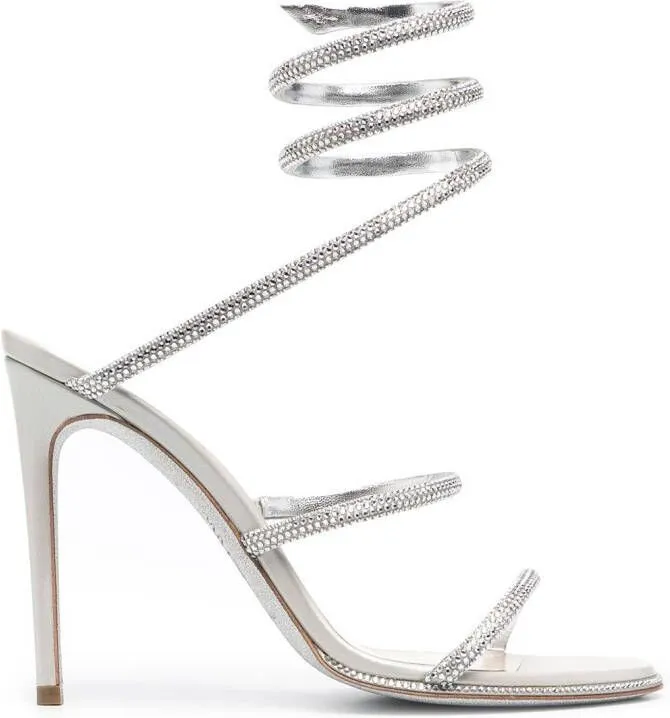 René Caovilla Cleo open-toe sandals Grey