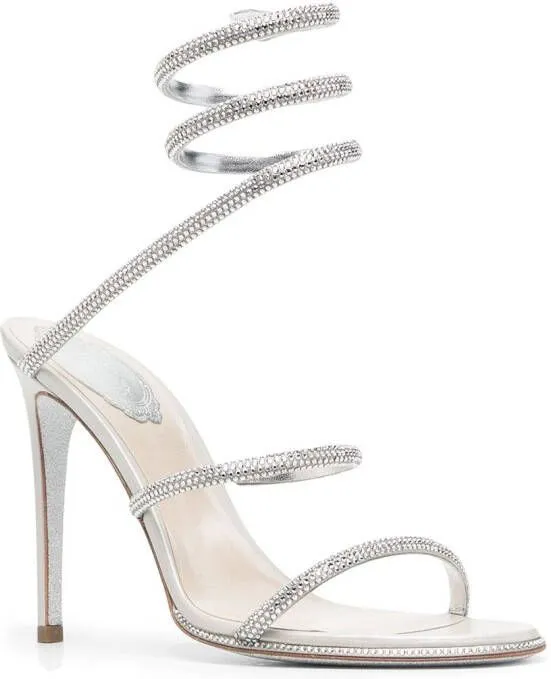 René Caovilla Cleo open-toe sandals Grey