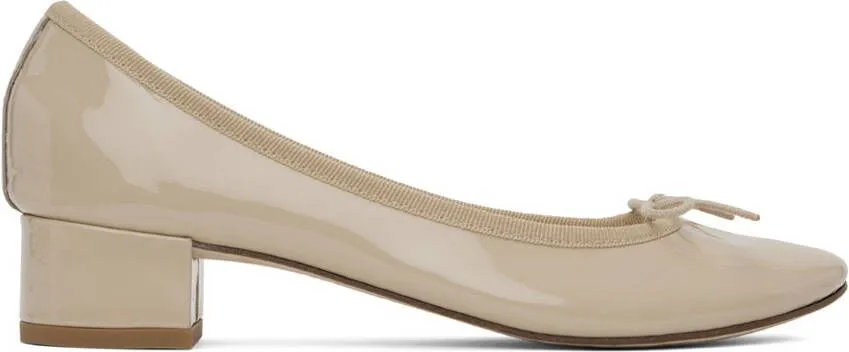 Repetto SSENSE Exclusive Beige Camille Ballerina Heels