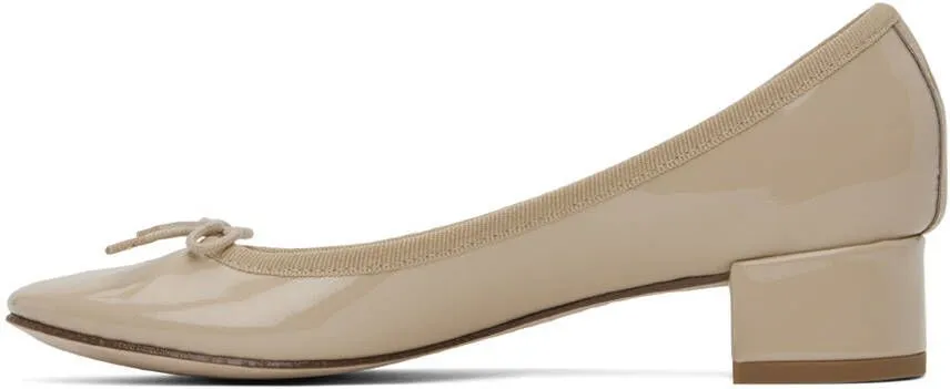 Repetto SSENSE Exclusive Beige Camille Ballerina Heels