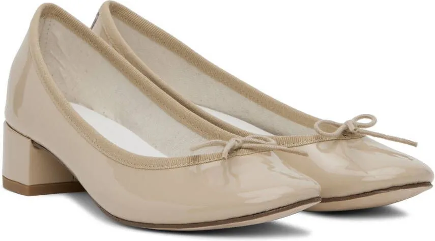 Repetto SSENSE Exclusive Beige Camille Ballerina Heels