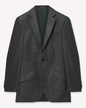 Richard James Wool Sharkskin Suit Jacket Grey