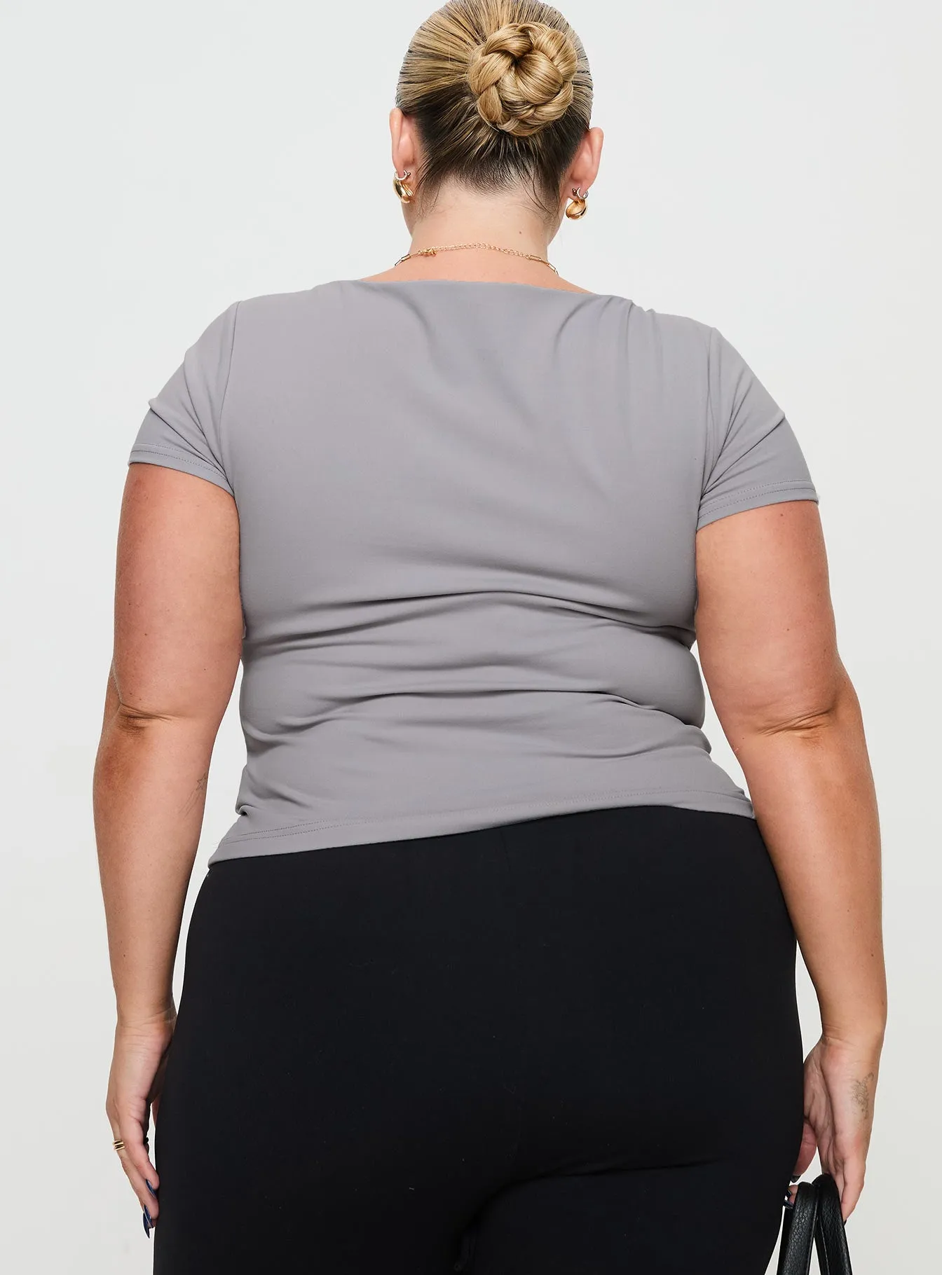 Serenie Top Grey Curve