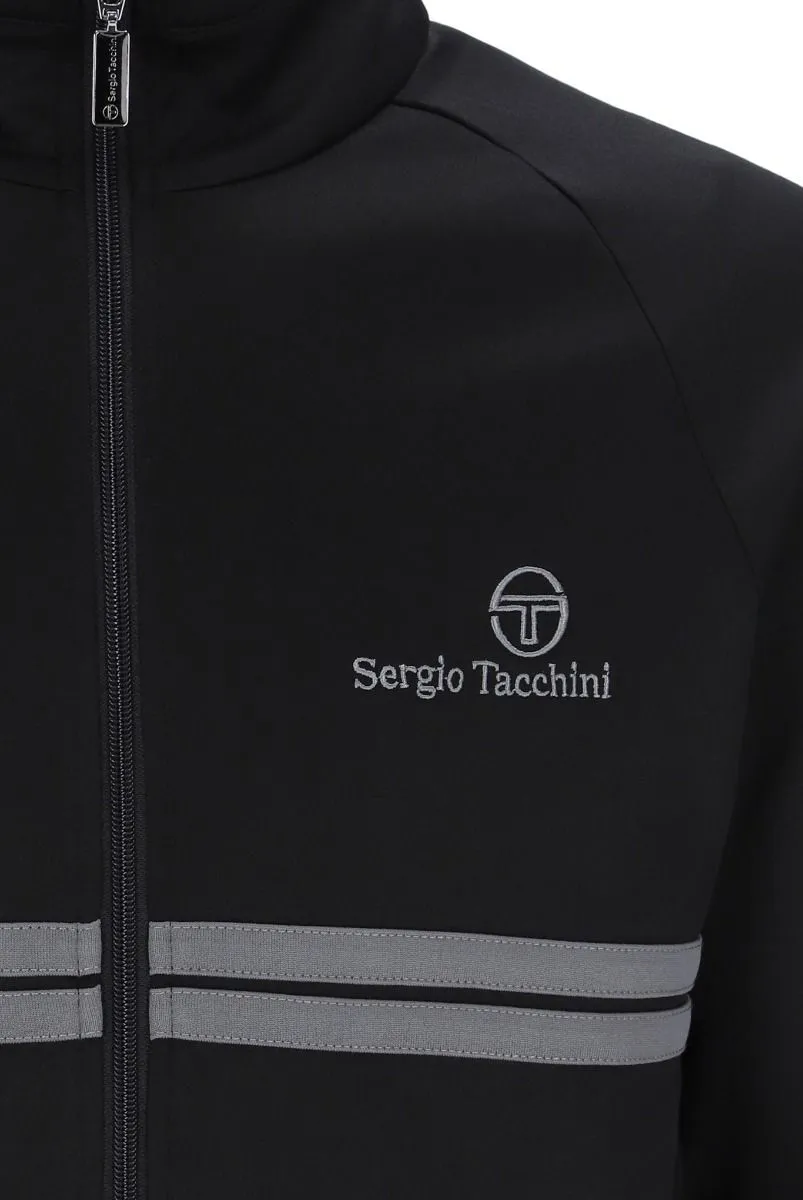 Sergio Tacchini New Dallas Track Jacket Black Quite Shade