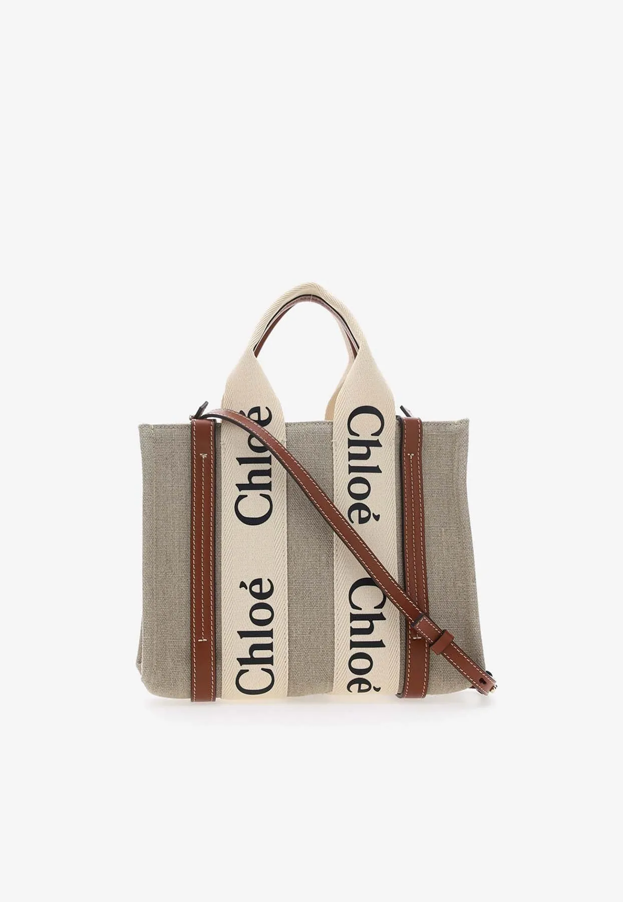 Small Woody Logo Tote Bag