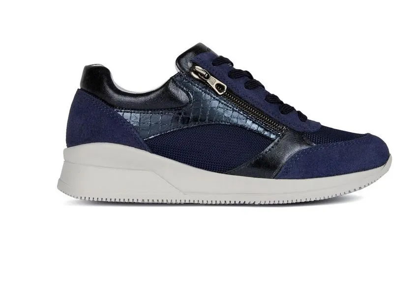 SNEAKERS GEOX HALENEY BLU D35VVA 2011 C4016