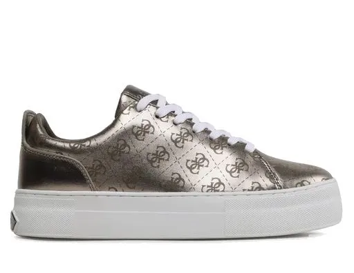 SNEAKERS GUESS DONNA GIANELE ARGENTO FL7GNL FAL12 PEWTE