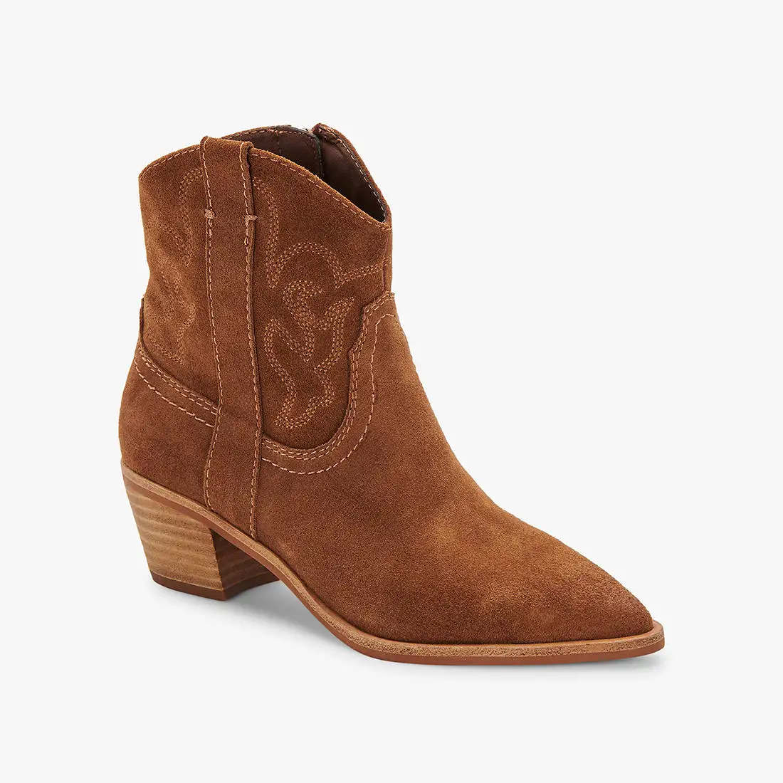 SOLOW BOOTIES DK BROWN SUEDE