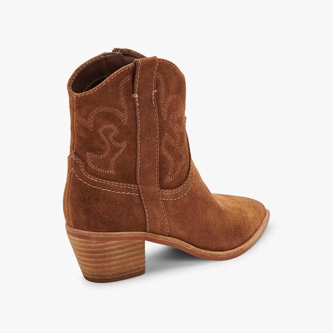 SOLOW BOOTIES DK BROWN SUEDE