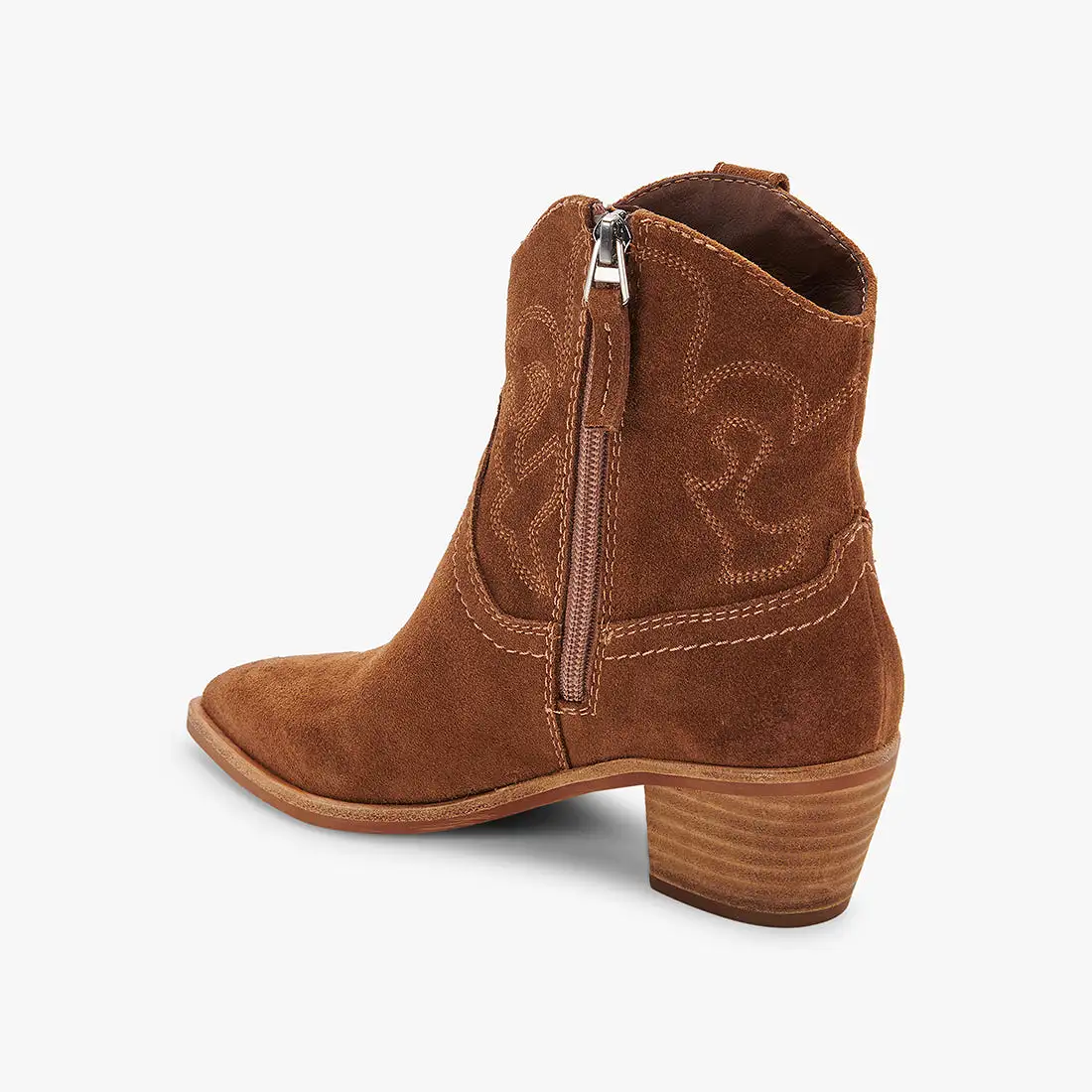 SOLOW BOOTIES DK BROWN SUEDE