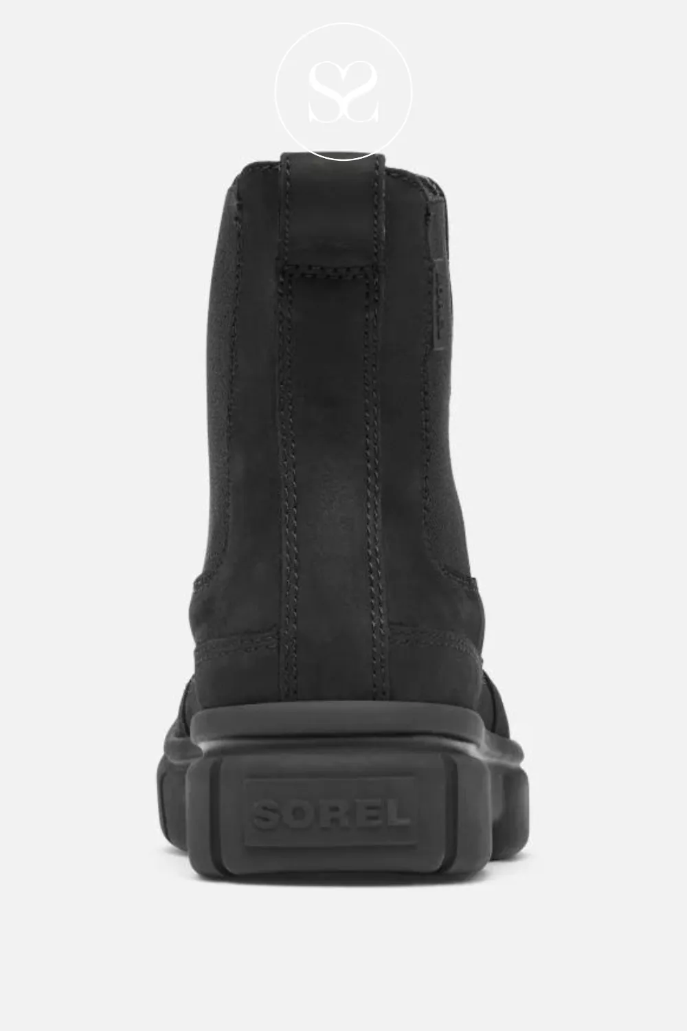 SOREL NL51150 EXPLORER BLACK WATERPFOOF CHELSEA BOOTS