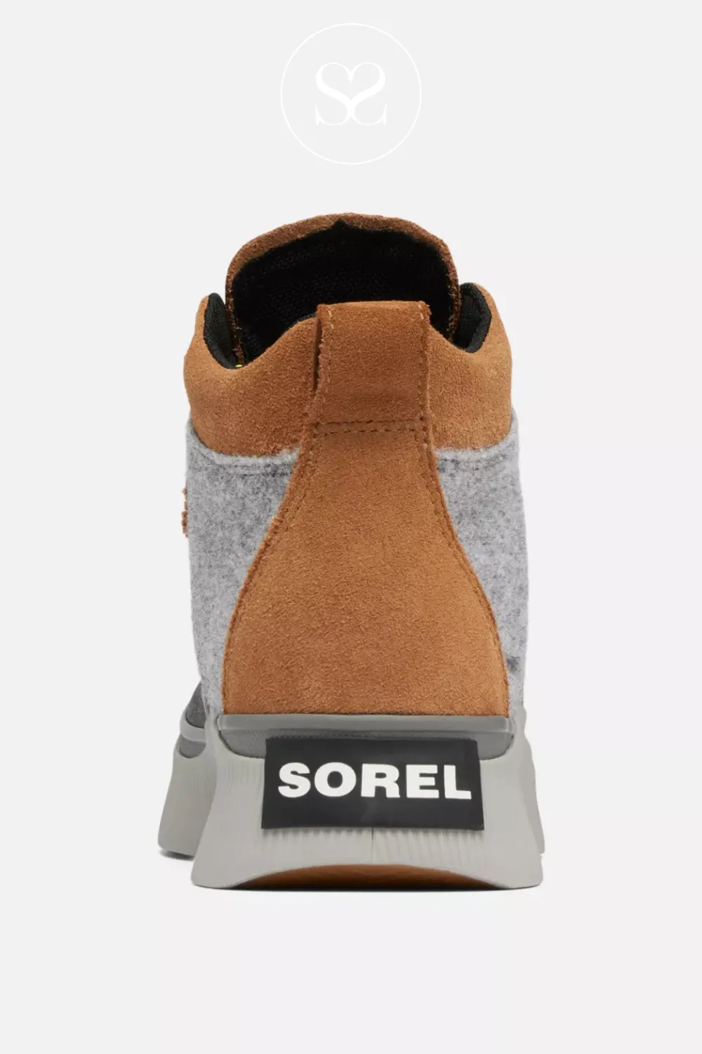 SOREL OUT & ABOUT GREY WATERPROOF BOOTS