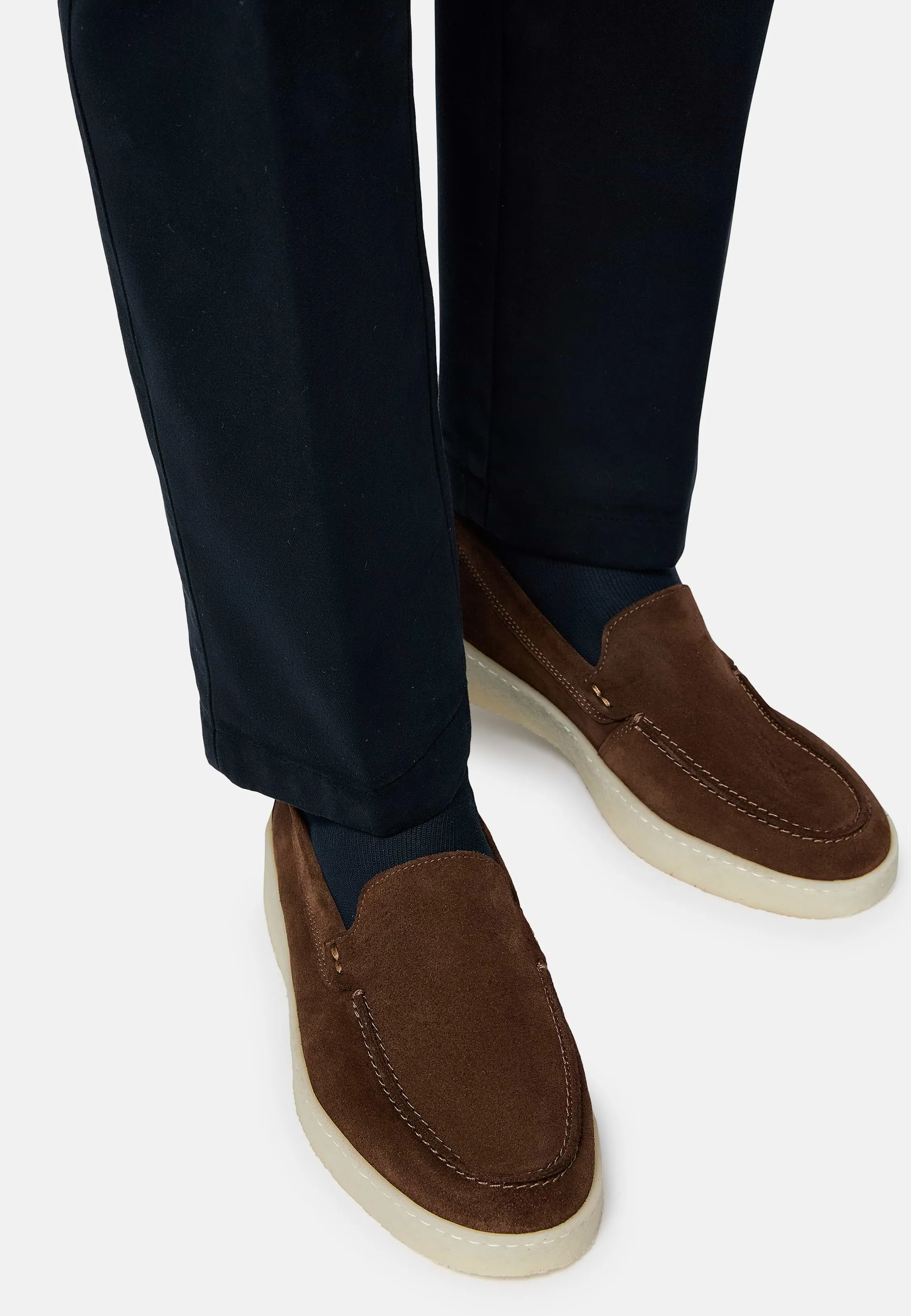 Suede Loafers