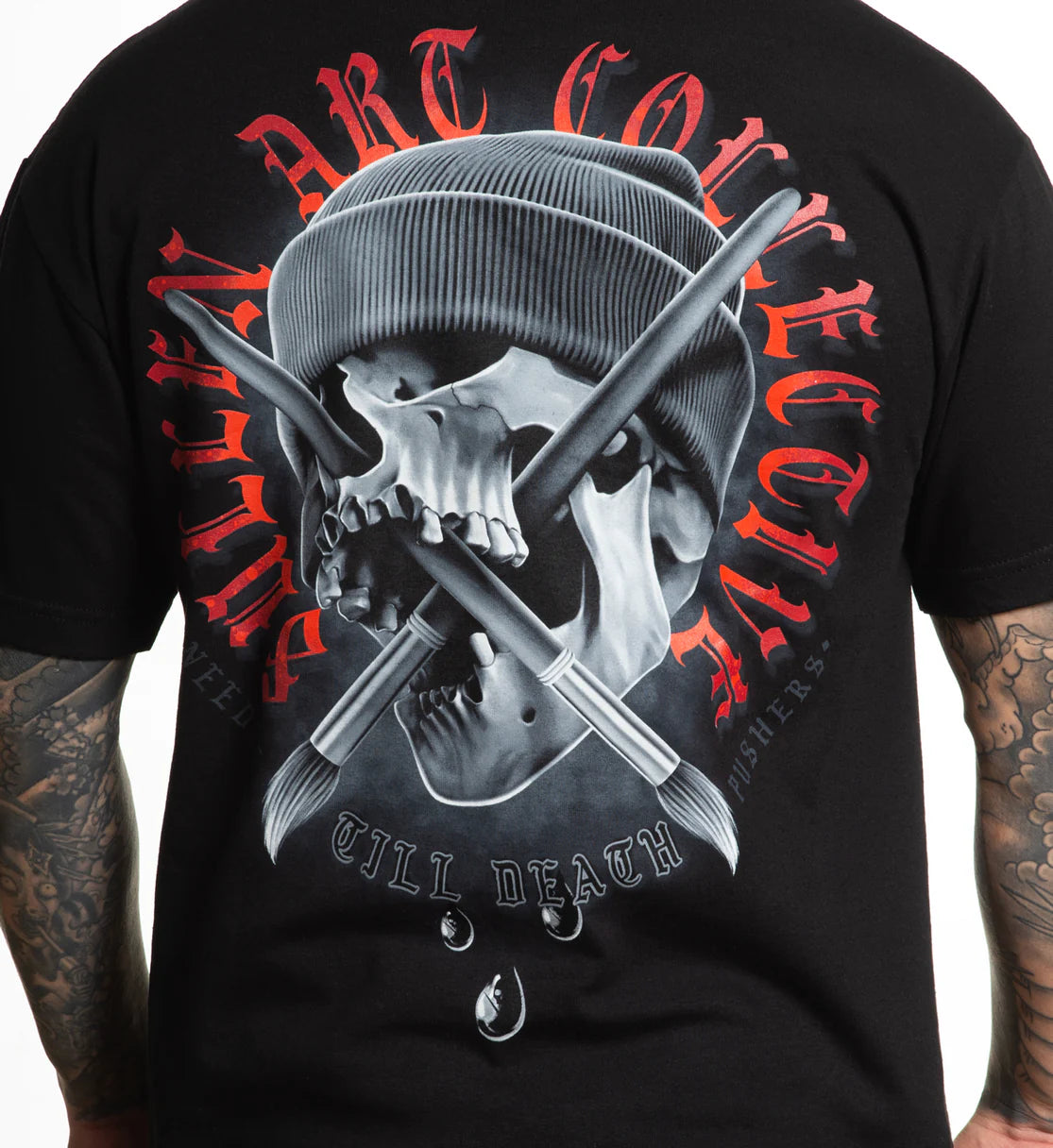 SULLEN Skull And Brushes Graphic T-Shirt