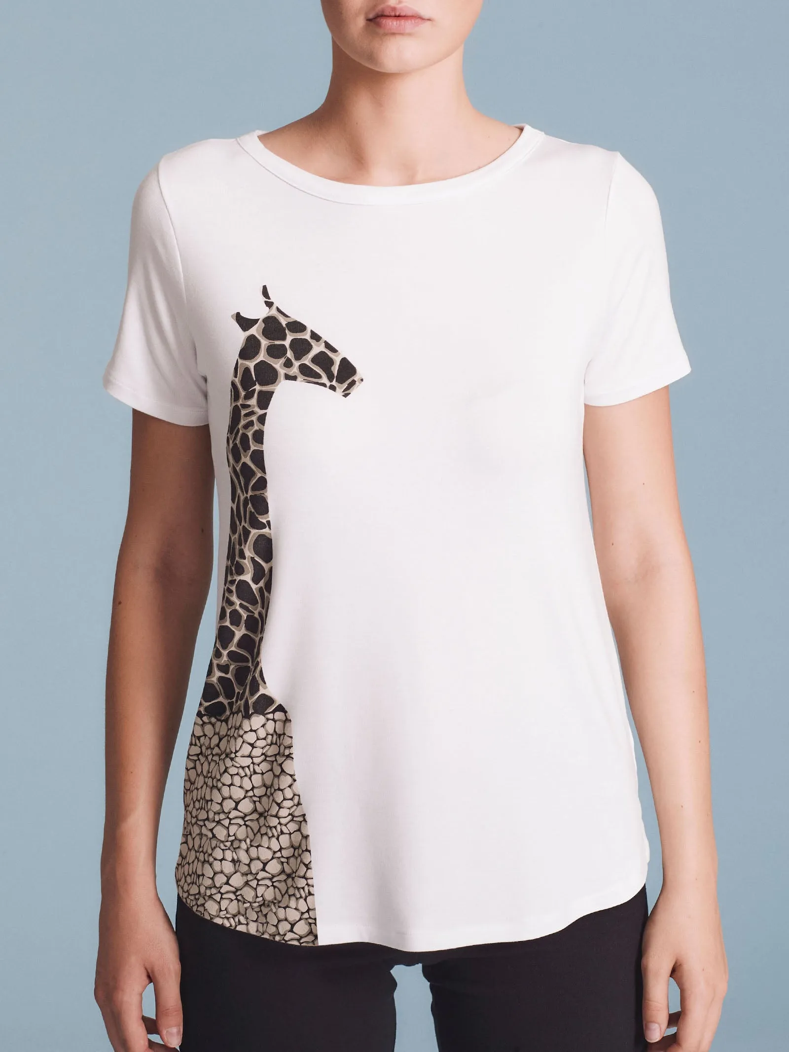 T-shirt fantasia giraffa