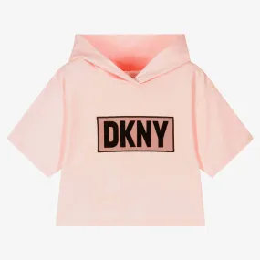 Teen Girls Pink Logo Hoodie