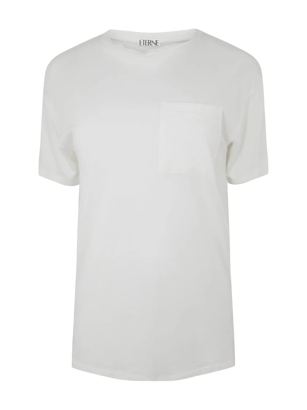 terne Boyfriend Pocket Ivory T-shirt