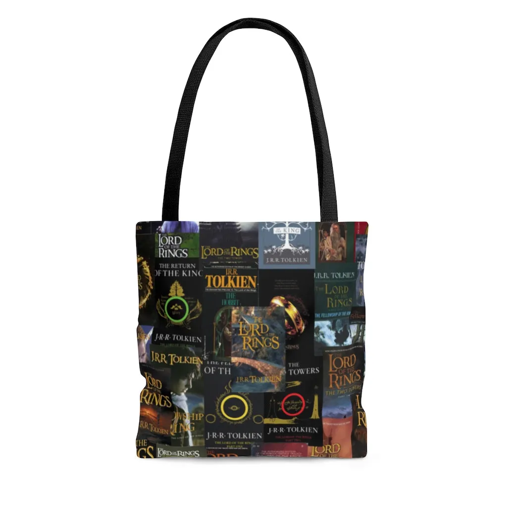 The Lord Of The Rings book Covers Tote Bag