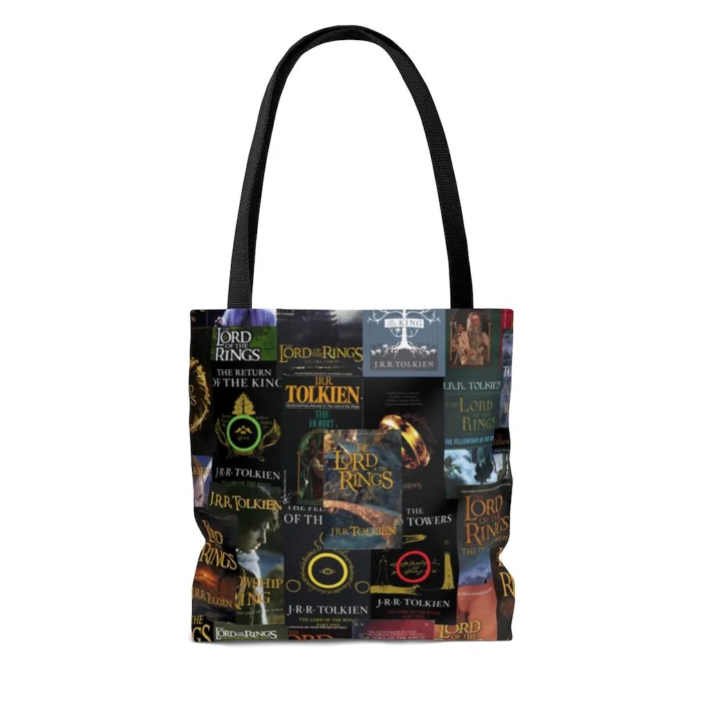 The Lord Of The Rings book Covers Tote Bag