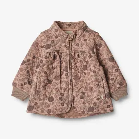 Thermo Jacket Thilde | Baby - rose dawn flowers