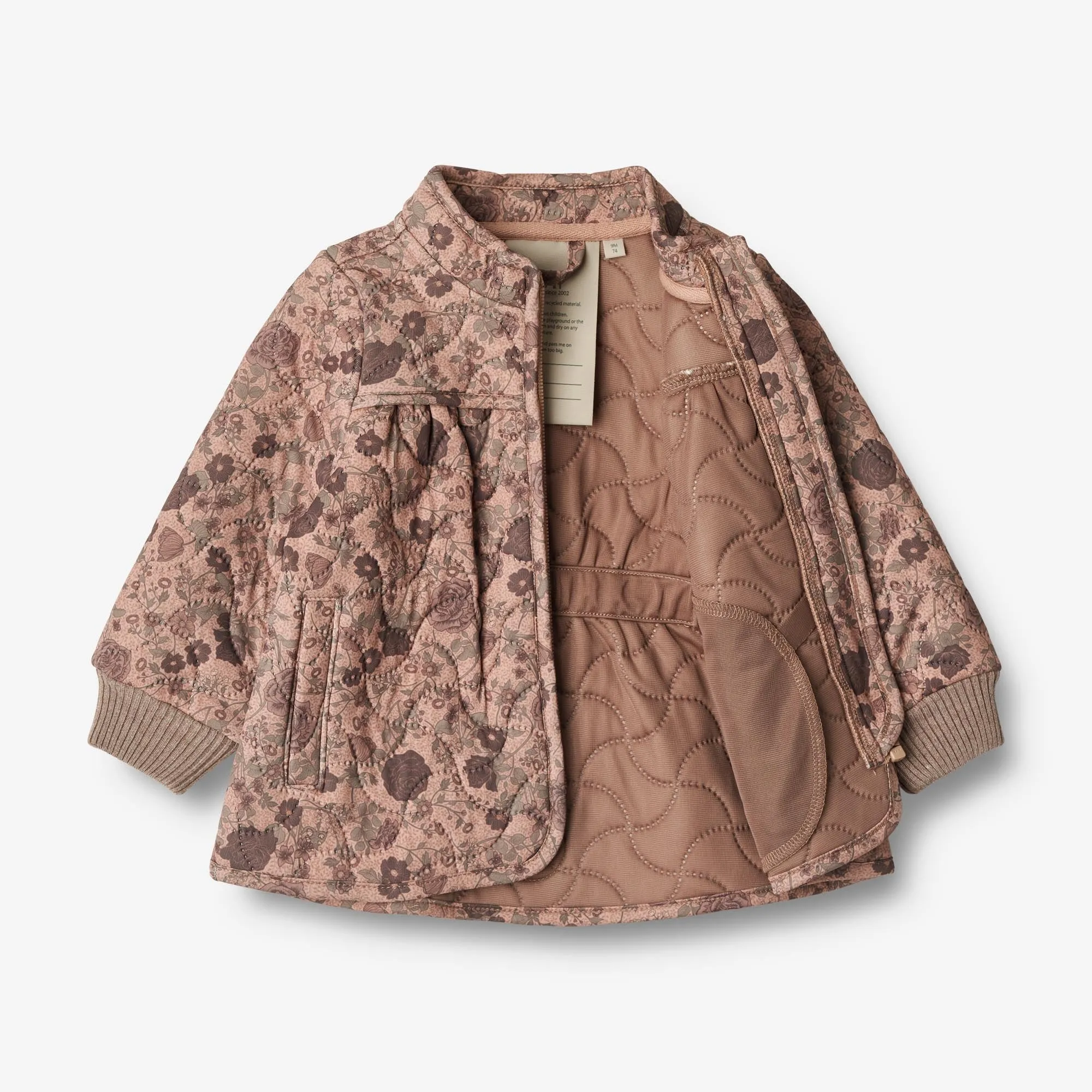 Thermo Jacket Thilde | Baby - rose dawn flowers