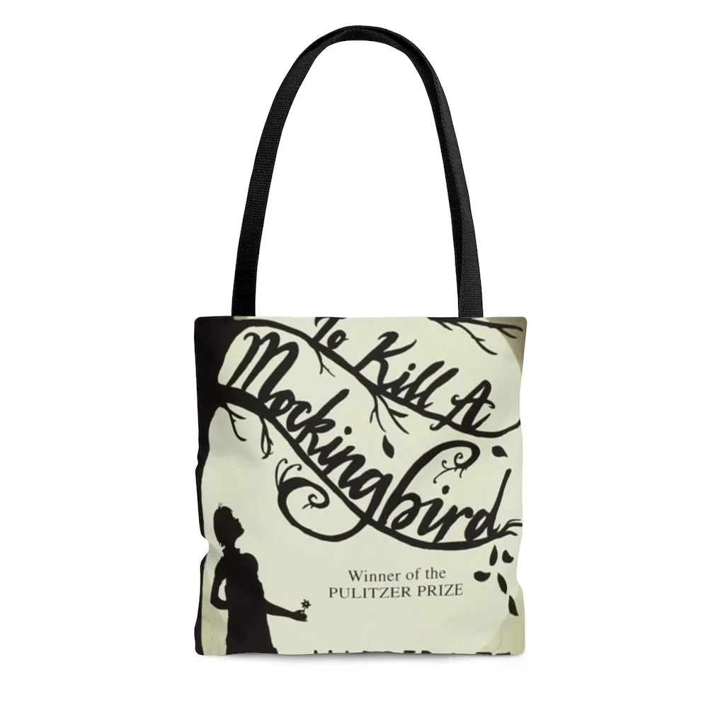 To Kill A Mockingbird Book Cover Tote Bag