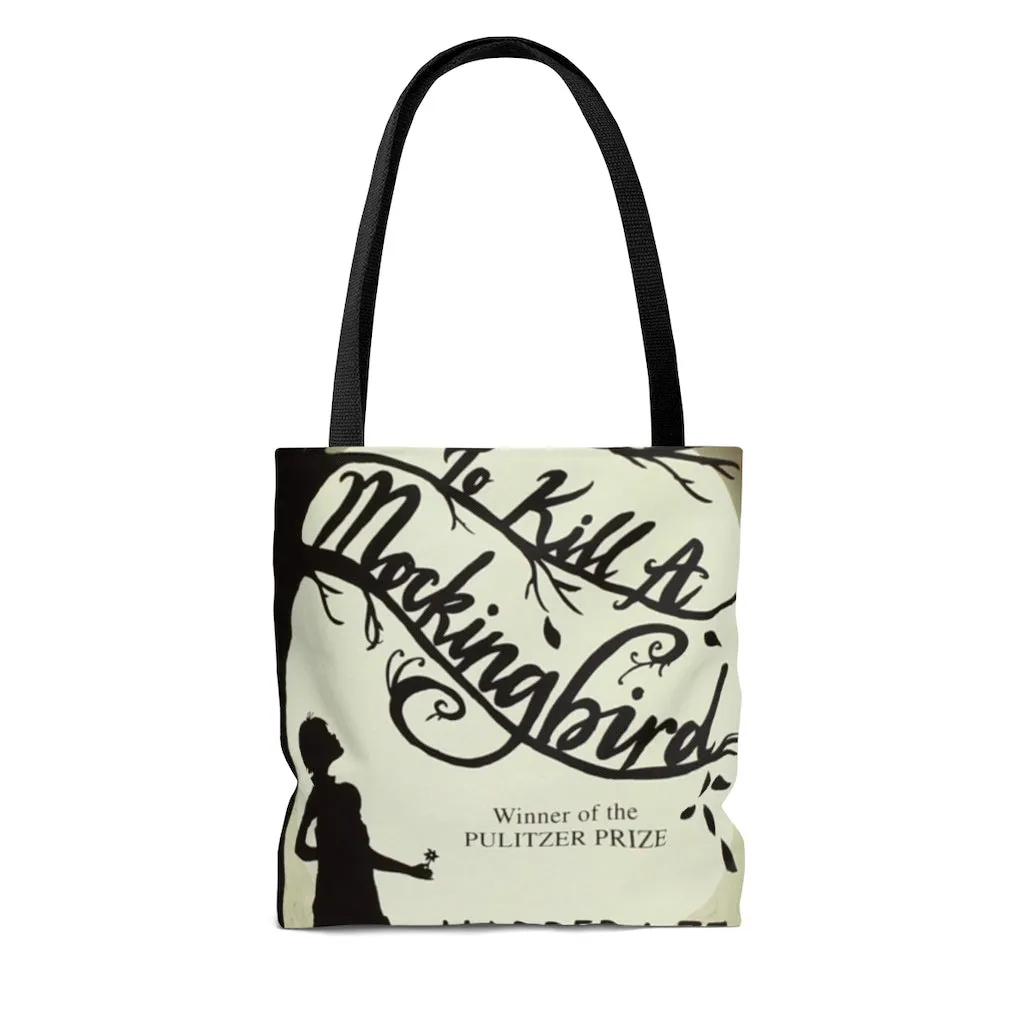 To Kill A Mockingbird Book Cover Tote Bag