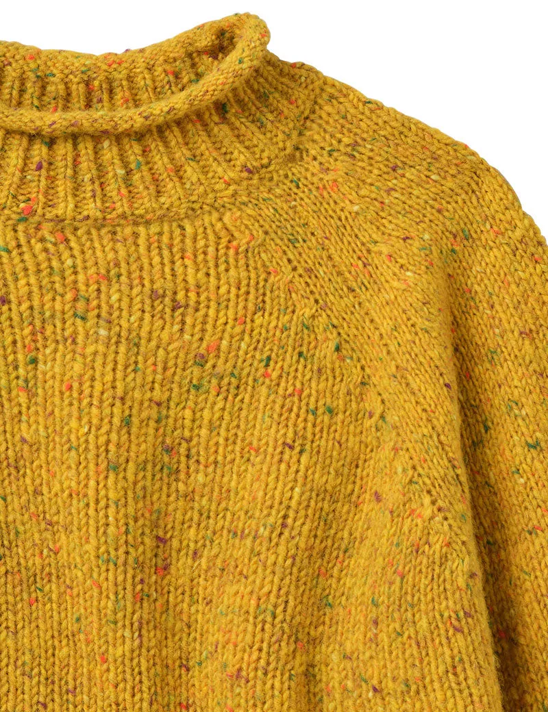 Toast Donegal Wool Easy Sweater Mimosa Yellow