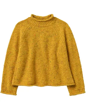 Toast Donegal Wool Easy Sweater Mimosa Yellow