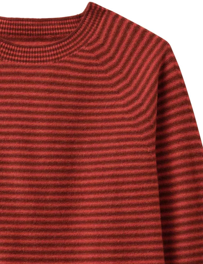 Toast Wool Cashmere Neat Sweater Red Earth Harissa