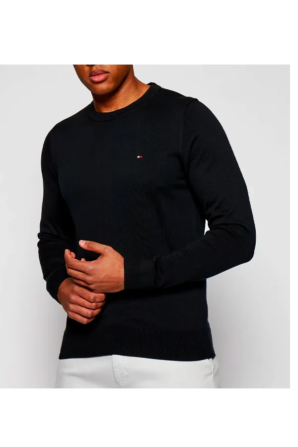 Tommy Hilfiger Luxury Knit Pullover Black