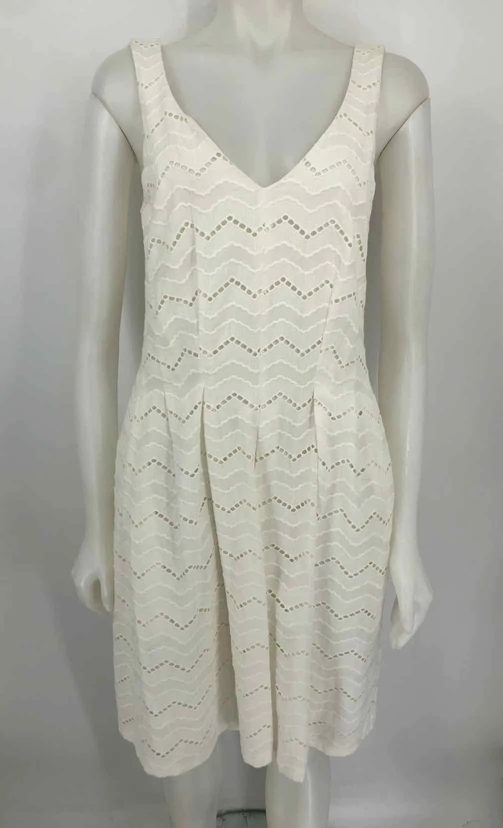 TRACY REESE x ANTHROPOLOGIE White Eyelet Tank Size 4  (S) Dress