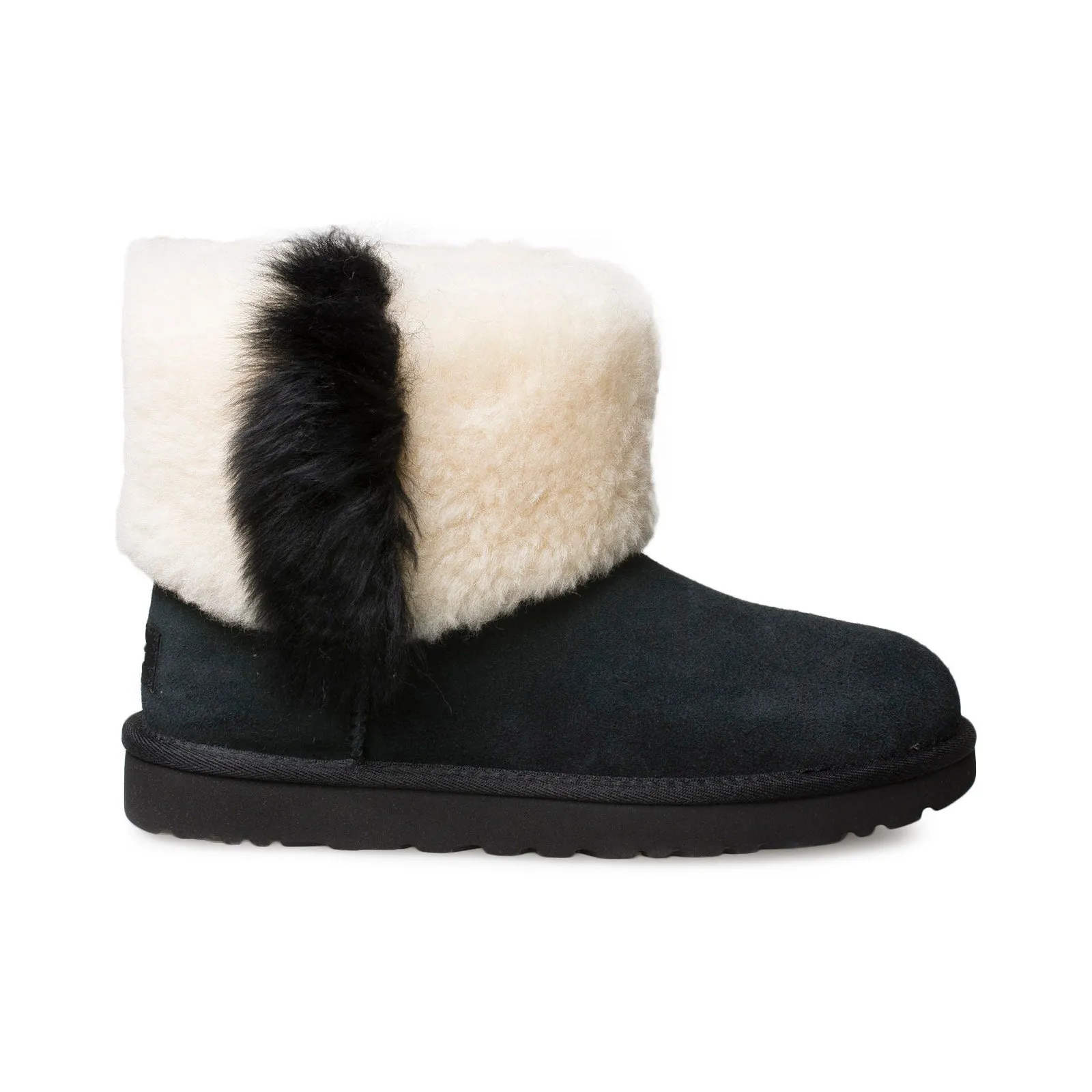 UGG Classic Mini Wisp Black Boots - Women's