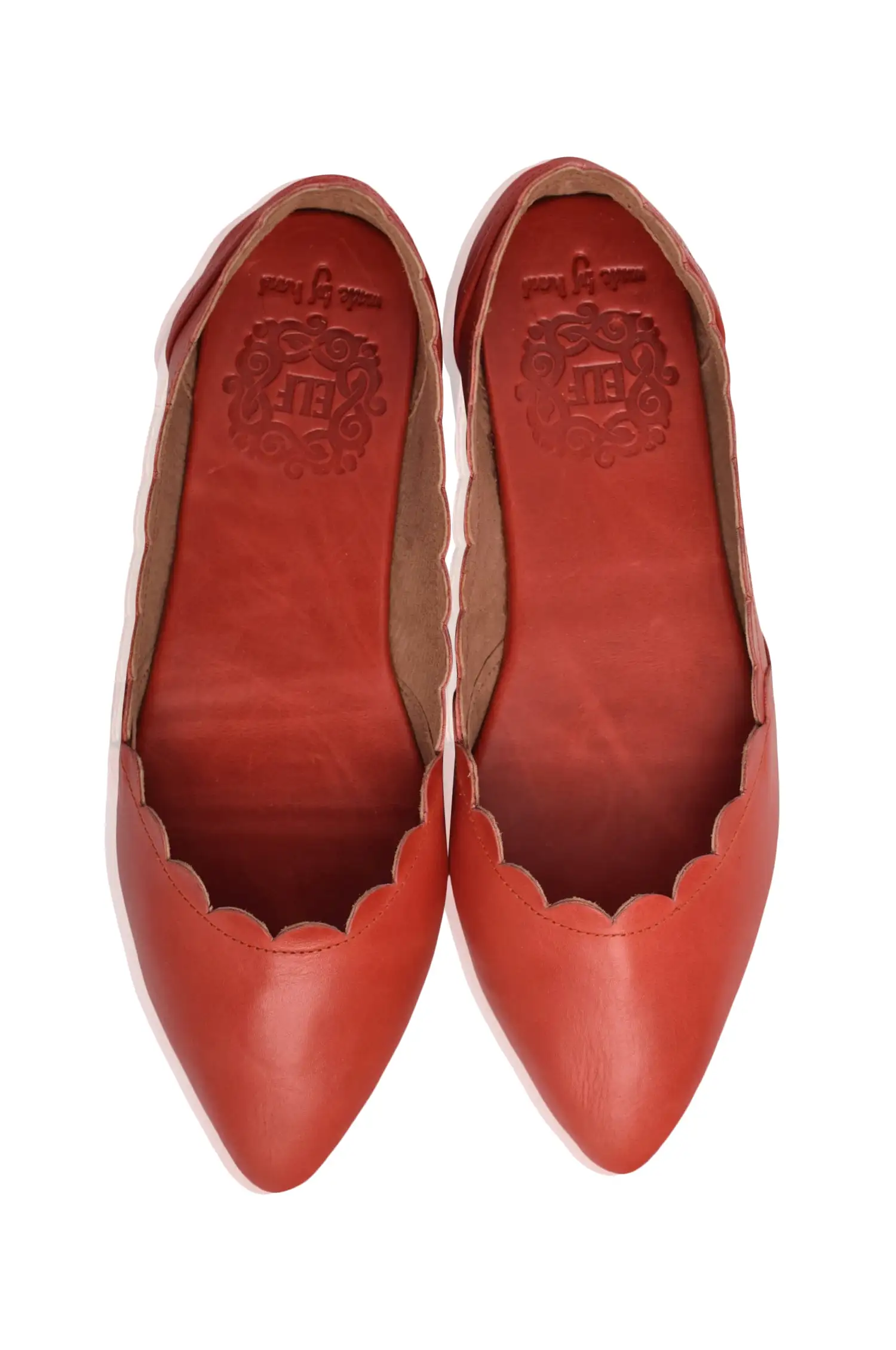 Valentina Leather Ballet Flats