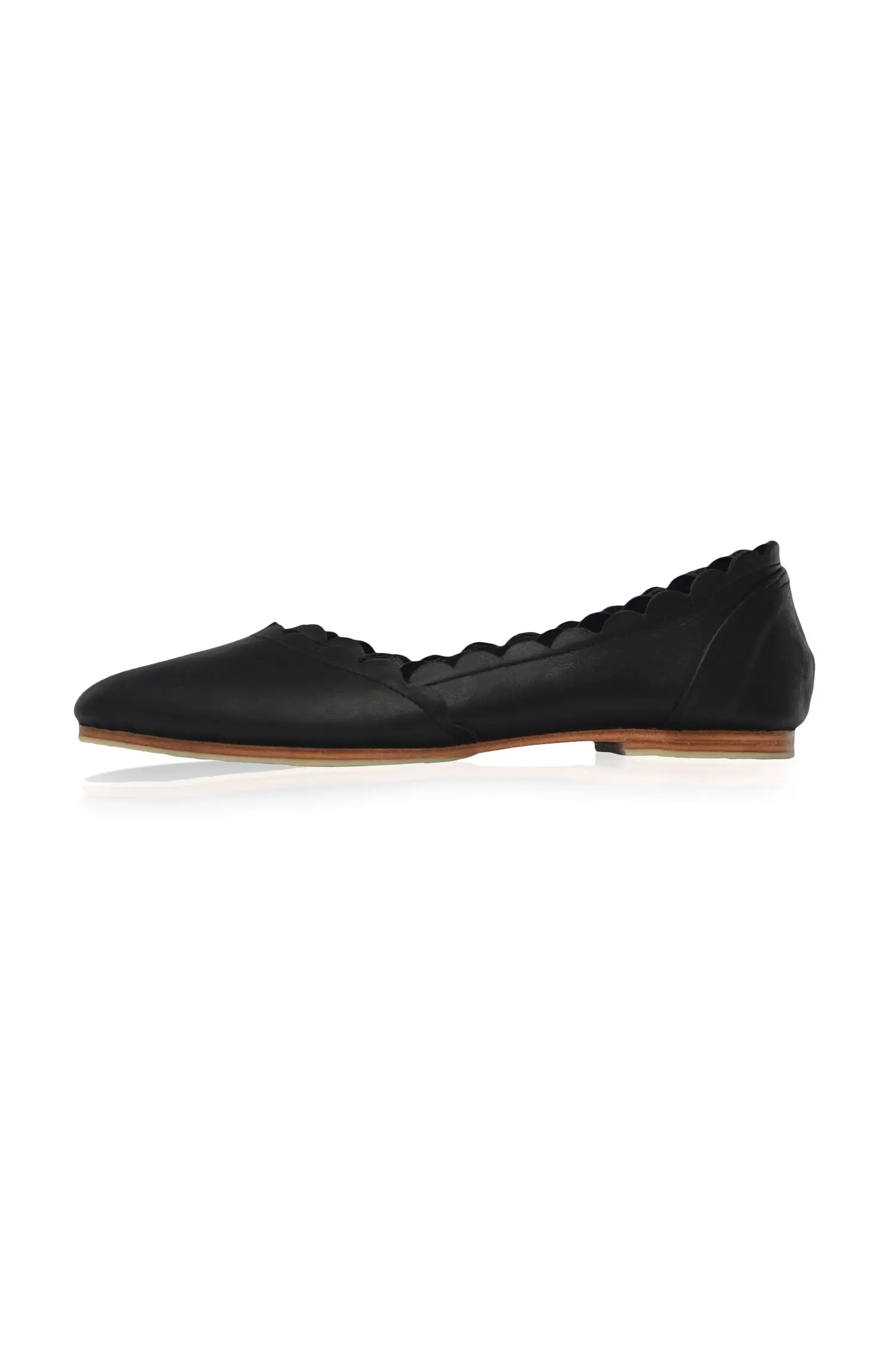 Valentina Leather Ballet Flats